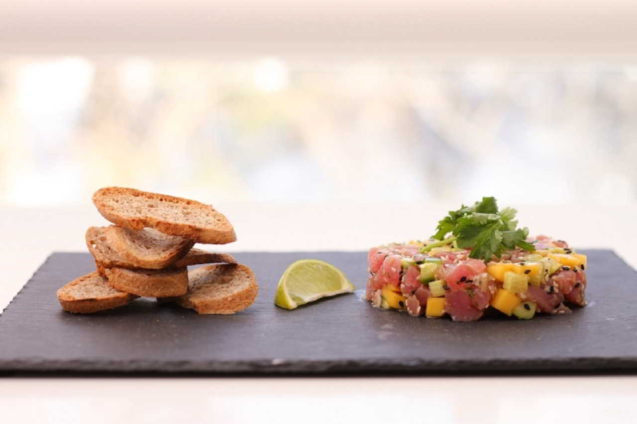 Recette Tartare de thon sur lit de mangue