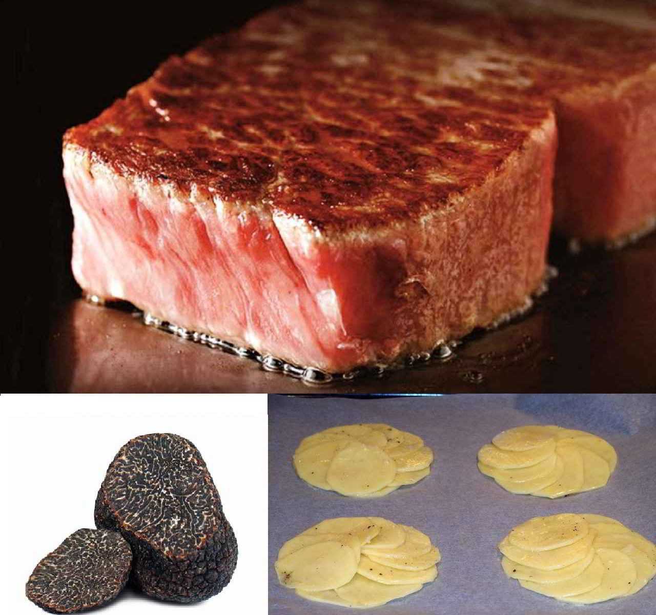 Recette Filet de boeuf à la truffe fraîche, pommes Maxim's