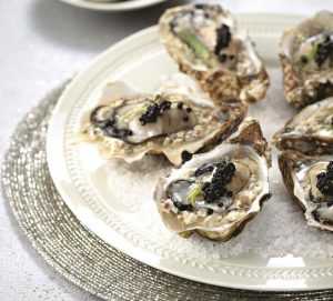 Recette Huîtres en gelée terre-mer au Caviar de Neuvic