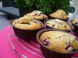 Recette Muffins à la compote de fruits au mascarpone