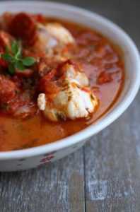 Recette Filets de lotte au four à la tomate