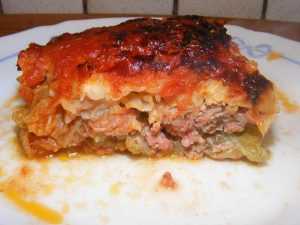 Recette Chou farci facon gratin