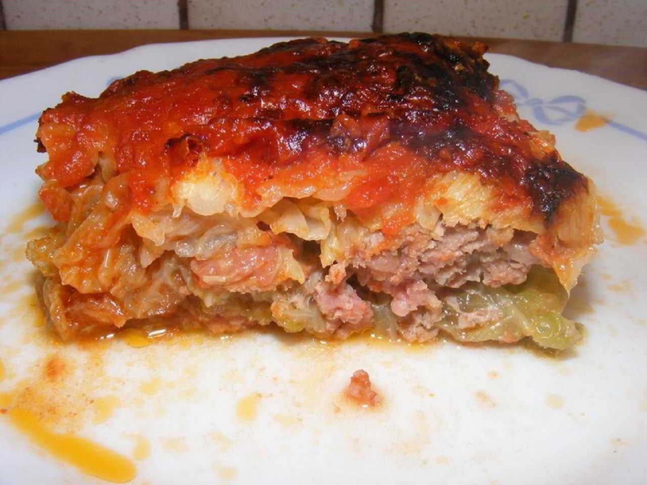 Recette Chou farci facon gratin
