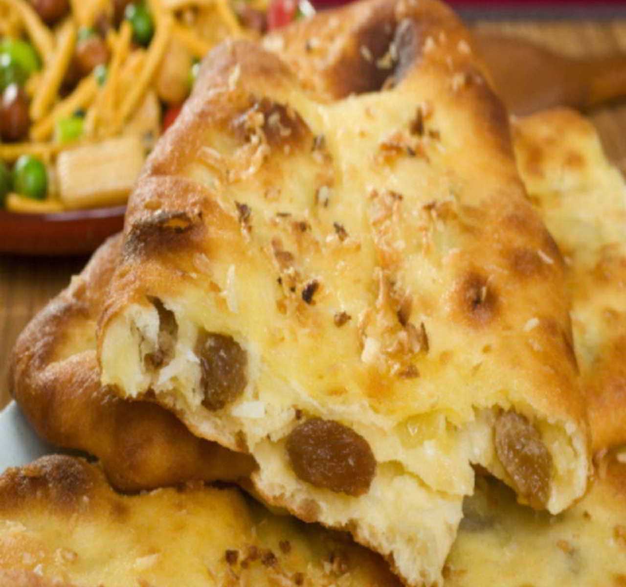 Recette Naan aux raisins secs