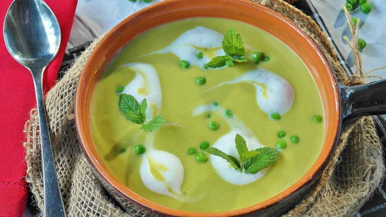 Recette Velouté de petits pois
