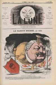 Caricature du Baron Brisse par André Gill