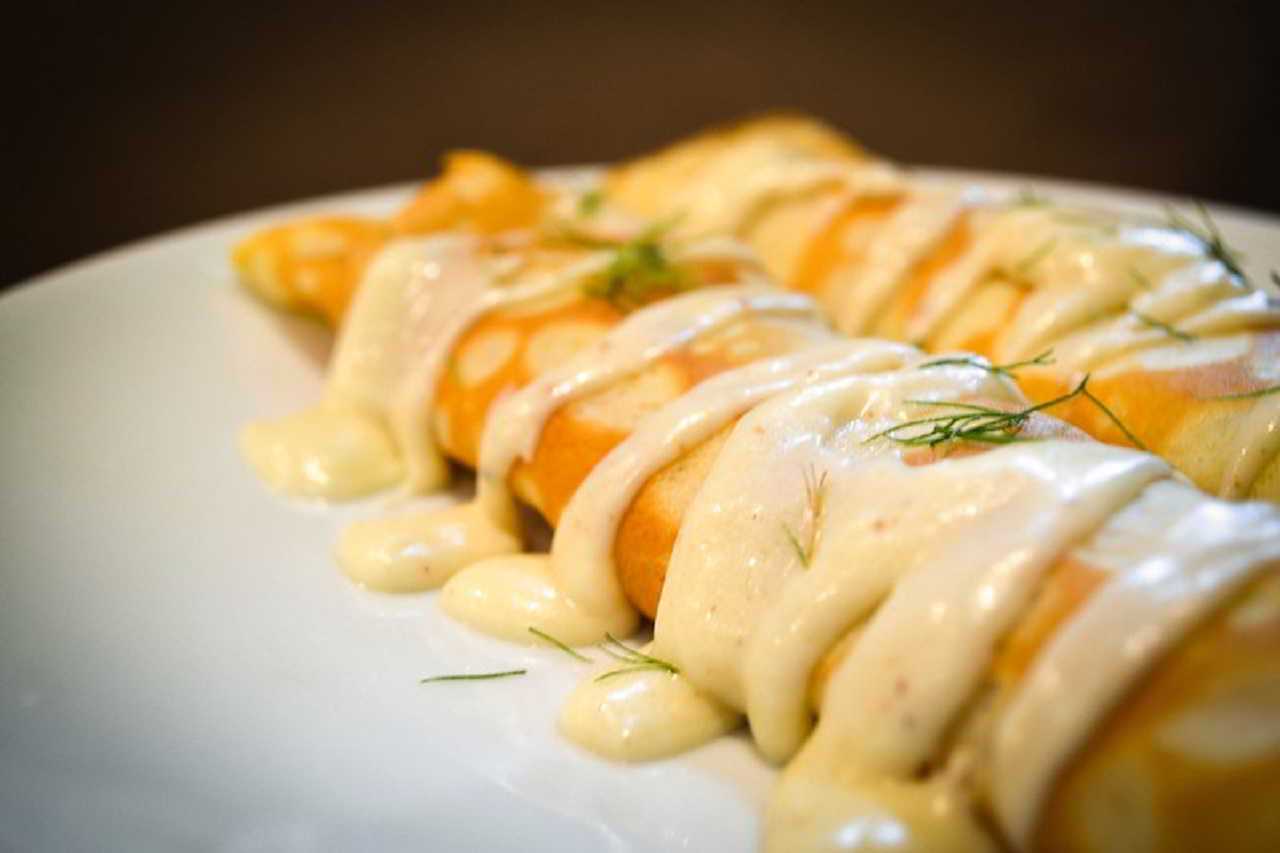 Recette Crêpes au poisson et curry