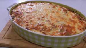 Recette Gratin de riz à la fourme d'Ambert