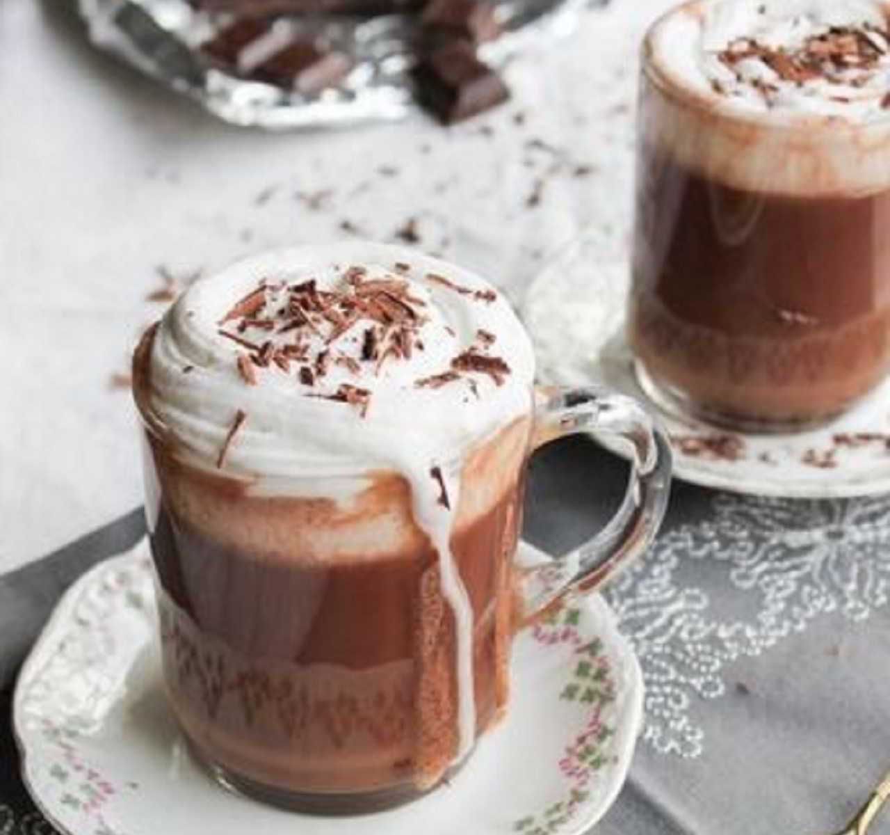 Recette Boisson au chocolat facon melba