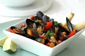 Recette Moules thaï