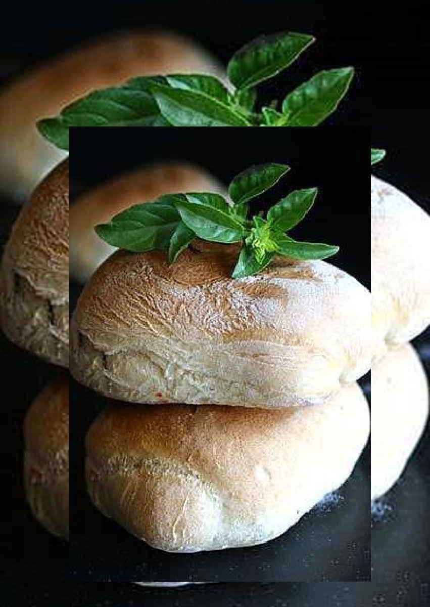 Recette Petits pains au yaourt et au basilic