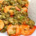 Recette Crevettes aux gombos