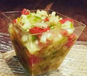 Recette Salade de tomates et concombres sauce menthe