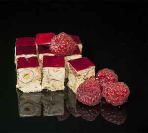 Nougat à la framboise au miel des toits de Paris