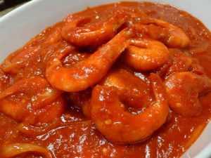Recette Crevettes ou Langoustines à la sauce tomate
