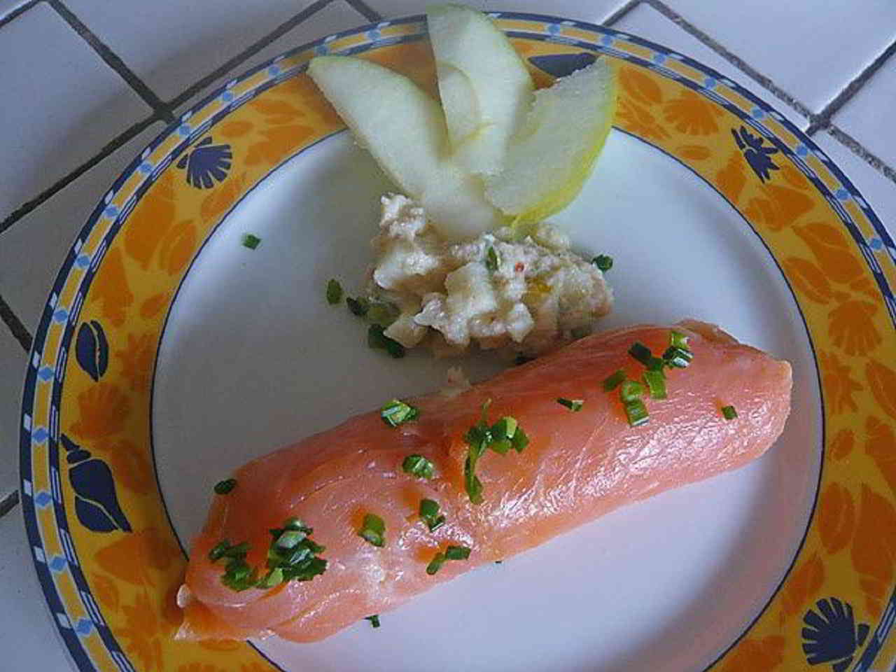 Recette Roulades de saumon au crabe