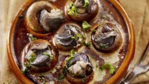 Recette Coquilles de champignons aux escargots