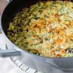 Recette Gratin saumon-courgette-riz