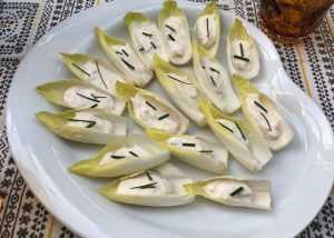 Recette Canapés d'endives au fromage