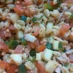 Recette Salade de blé aux légumes et au thon