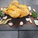 Recette Poulet rôti en cocotte avec son ail noir