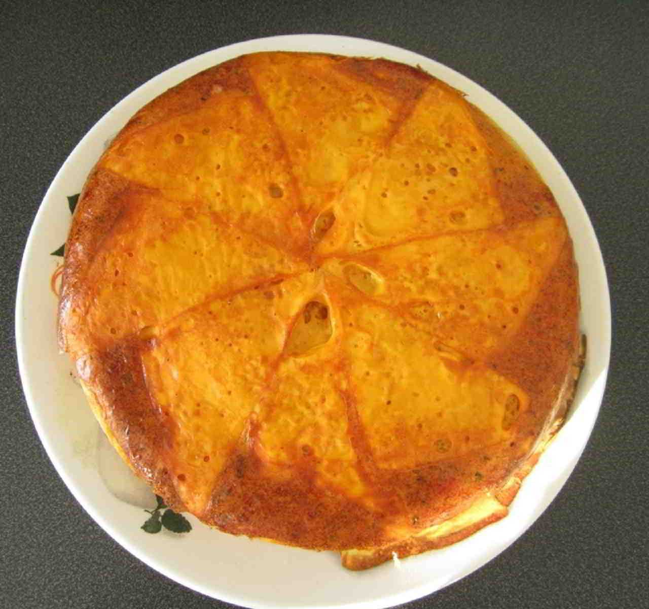 Recette Tatin au thon, tomate et mimolette