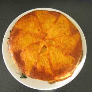 Recette Tatin au thon, tomate et mimolette