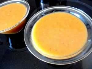 Recette Flan aux bananes et aux oranges