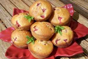 Recette Muffins aux fraises et à la menthe