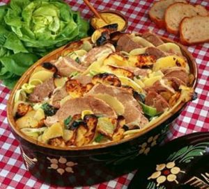 Recette Baeckeofe (porc, mouton, boeuf)