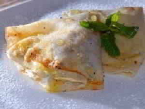 Crêpes à pli Suzette