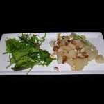 Salade de topinambours et pesto persil-noisette