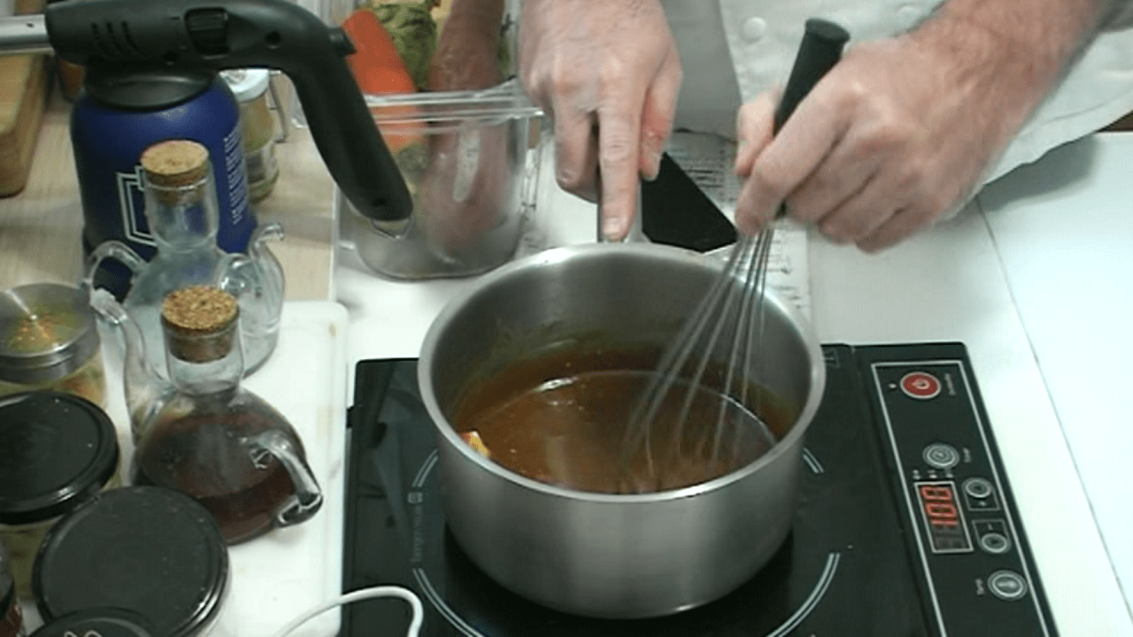 Recette Sauce caramel au beurre salé et pralin