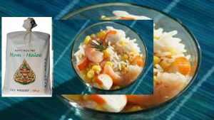 Salade de riz Thaï aux crevettes et surimi