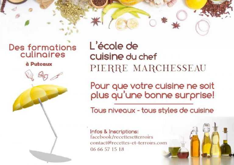 Cours particuliers de cuisine été