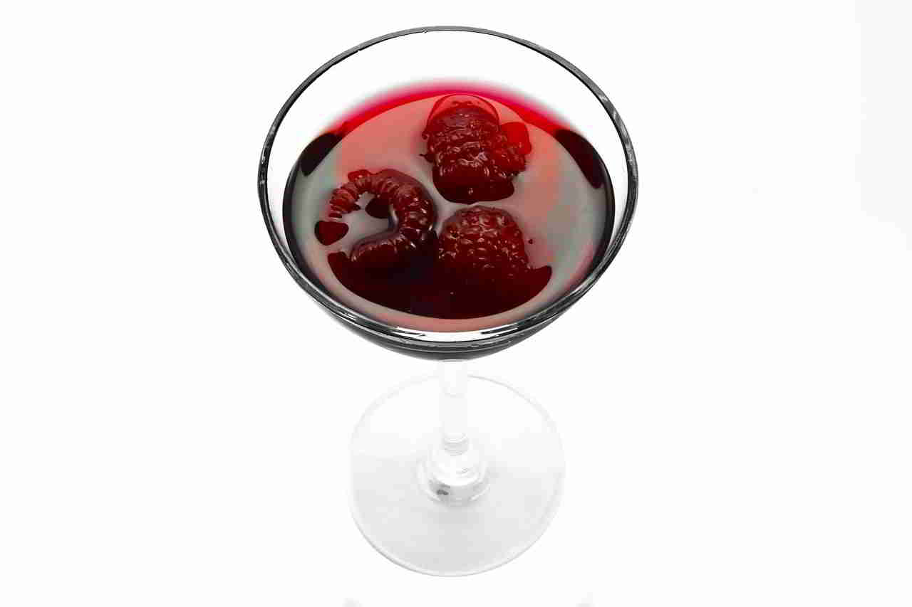 Liqueur de crème de framboises