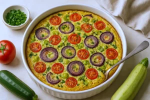 Recette Flan de légumes d’été au parmesan